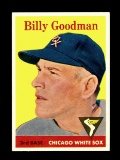 1958 Topps Baseball Card #225 Billy Goodman Chicago White Sox