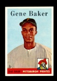 1958 Topps Baseball Card #358 Gene Baker Pittsburgh Pirates