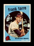 1959 Topps Baseball Card #65 Frank Torre Milwaukee Braves
