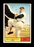 1961 Topps Baseball Card #16 Billy Muffet Boston Red Sox