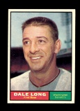 1961 Topps Baseball Card #117 Dale Long Washington Senators
