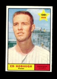 1961 Topps Baseball Card #129 Rookie Star Ed Hobaugh Washington Senators
