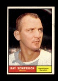 1961 Topps Baseball Card #174 Ray Semproch Washington Senators