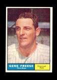 1961 Topps Baseball Card #175 Gene Freese Cincinnati Reds