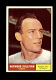 1961 Topps Baseball Card #212 Haywood Sullivan Kansas City Athletics