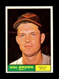 1961 Topps Baseball Card #218 Hal Brown Baltimore Orioles