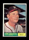 1961 Topps Baseball Card #245 Joe Adcock Milwaukee Braves
