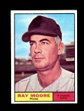 1961 Topps Baseball Card #289 Ray Moore Minnesota Twins