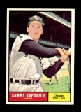 1961 Topps Baseball Card #323 Sammy Esposito Chicago White Sox