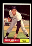 1961 Topps Baseball Card #324 Hank Aguirre Detroit Tigers