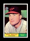 1961 Topps Baseball Card #369 Dave Philley Baltimore Orioles
