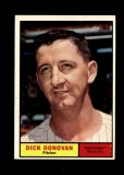 1961 Topps Baseball Card #414 Dick Donovan Washington Senators