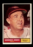 1961 Topps Baseball Card #442 Gordon Jones Baltimlore Orioles