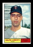 1961 Topps Baseball Card #469 Ralph Lumenti Minnesota Twins