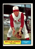 1961 Topps Baseball Card #497 Willie Jones Cincinnati Reds