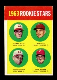 1963 Topps Baseball Card #29 Rookie Stars: Ellis-Culp-Gonder-Boozer