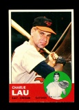 1963 Topps Baseball Card #41 Charlie Lau Baltimore Orioles