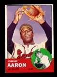 1963 Topps Baseball Card #46 Tommie Aaron Milwaukee Braves