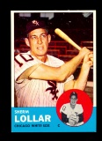 1963 Topps Baseball Card #118 Sherm Lollar Chicago White Sox