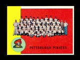 1963 Topps Baseball Card #151 Pittsburgh Pirates Team Card