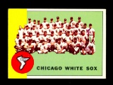 1963 Topps Baseball Card #288 Chicago White Sox Team Card