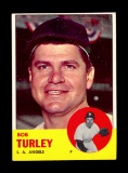 1963 Topps Baseball Card #322 Bob Turley Los Sangeles Angels