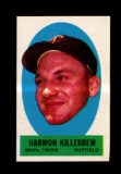 1963 Topps Peel-Off Sticker Insert Hall of Famer Harmon Killebrew Minnesota