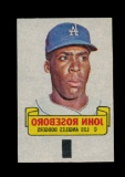 1966 Topps Rub-Offs Insert John Roseboro Los Angeles Dodgers