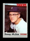 1970 Topps Baseball Card #400 Denny McLain Detroit Tigers