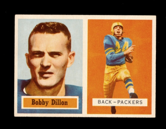 1957 Topps Football Card #9 Bobby Dillon Green Bay Packers