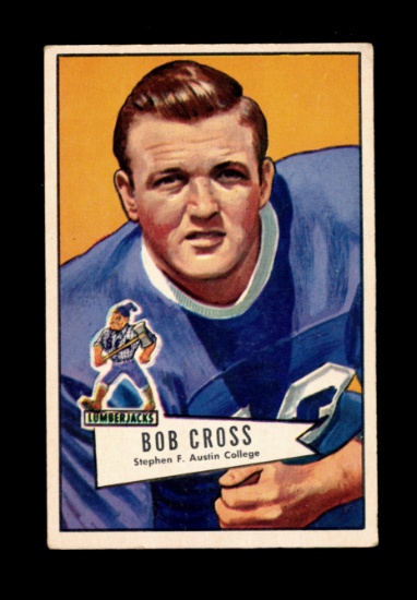 1952 Bowman Large Football Card #102 Bob Cross Chicago Bears