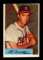 1954 Bowman Baseball Card #64 Hall of Famer Eddie Mathews Milwaukee Braves