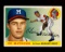 1955 Topps Baseball Card #155 Hall of Famer Eddie Mathews Milwaukee Braves