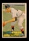 1957 Topps Baseball Card #301 Samuel Esposito Chicago White Sox