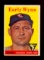 1958 Topps Baseball Card #100 Hall of Famer Early Wynn Chicago White Sox