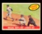 1959 Topps Baseball Card #470 Baeball Thrills: Musial Raps Out 3000th Hit