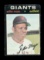 1971 Topps Baseball Card #600 Hall of Famer Willie Mays San Francisco Giant