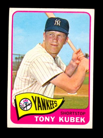 1965 Topps Baseball Card #65 Tony Kubeck New York Yankees