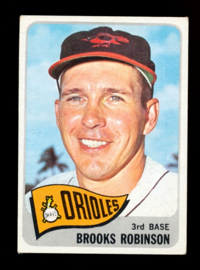 1965 Topps Baseball Card #150 Hall of Famer Brooks Robinson Baltimore Oriol