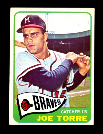 1965 Topps Baseball Card #200 Hall of Famer Joe Torre Milwaukee Braves