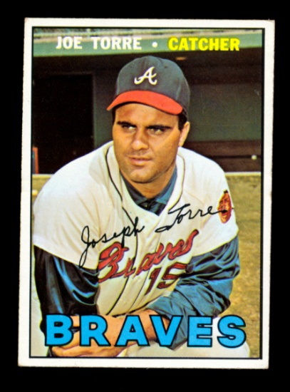 1967 Topps Baseball Card #350 Hall of Famer Joe Torre Atlanta Braves