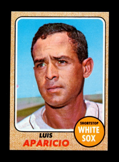 1968 Topps Baseball Card #310 Hall of Famer Luis Aparicio Chicago White Sox