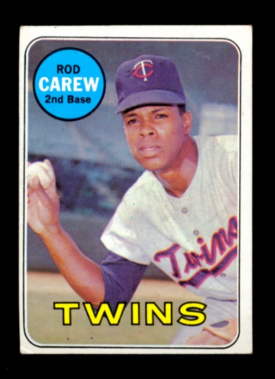 1969 Topps Baseball Card #510 Hall of Famer Rod Carew Minnesota Twins