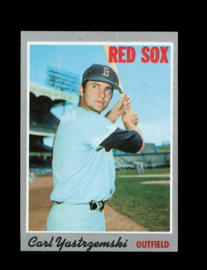 1970 Topps Baseball Card #10 Hall of Famer Carl Yastrzemski Boston Red Sox