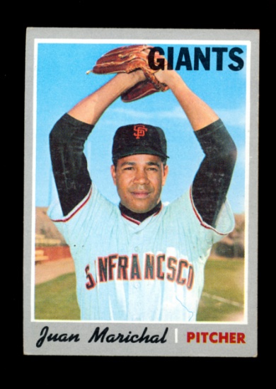 1970 Topps Baseball Card #210 Hall of Famer Juan Marichal San Francisco Gia