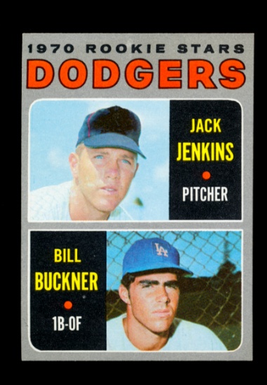 1970 Topps ROOKIE Baseball Card #286 Dodgers Rookie Stars Bill Buckner-Jack