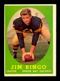1958 Topps Football Card #103 Hall of Famer Jim Ringo Green BaY Packers