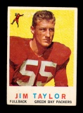 1959 Topps ROOKIE Football Card #155 Rookie Hall of Famer Jim Taylor Green