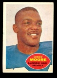1960 Topps Football Card #3 Hall of Famer Lenny Moore Baltimore Colts