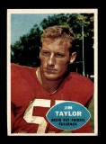 1960 Topps Football Card #52 Hall of Famer Jim Taylor Green Bay Packers. Er
